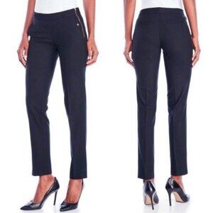 Kit & Ace Go To Trouser Pants Tailored Wool Cashmere Silk Size 4 Dark Navy